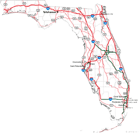 Florida Delivery Area for Courier Company